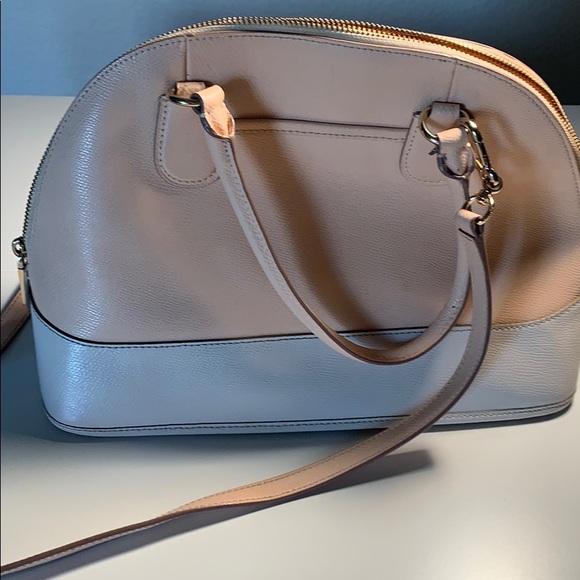 Coach purse. Pink and white. Matching wallet. - Picture 2 of 4